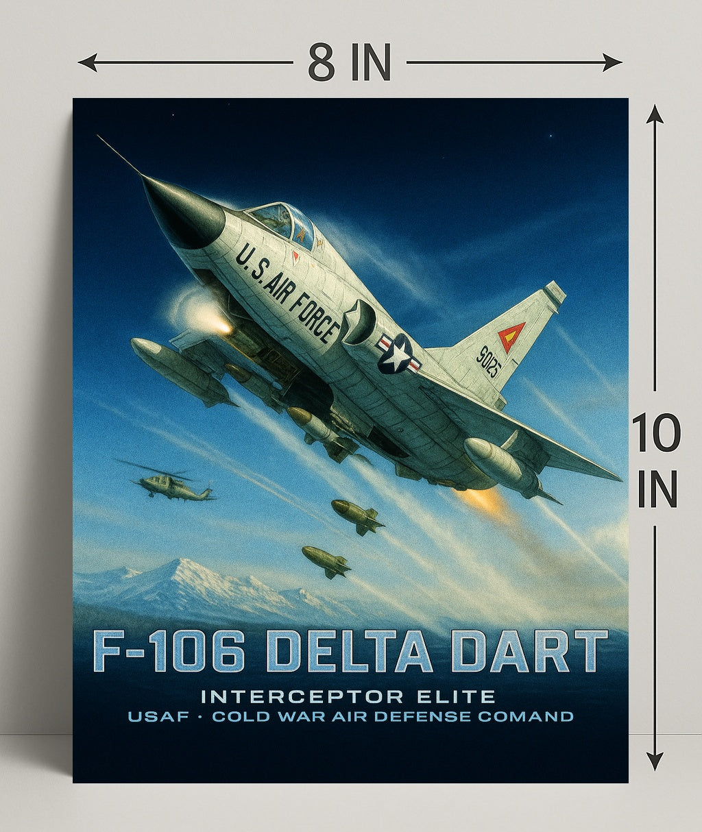 F-106 Delta Dart Interceptor Elite Poster PosterGoat