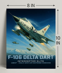 F-106 Delta Dart Interceptor Elite Poster PosterGoat