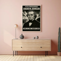 Andrew Johnson 17Th President Poster