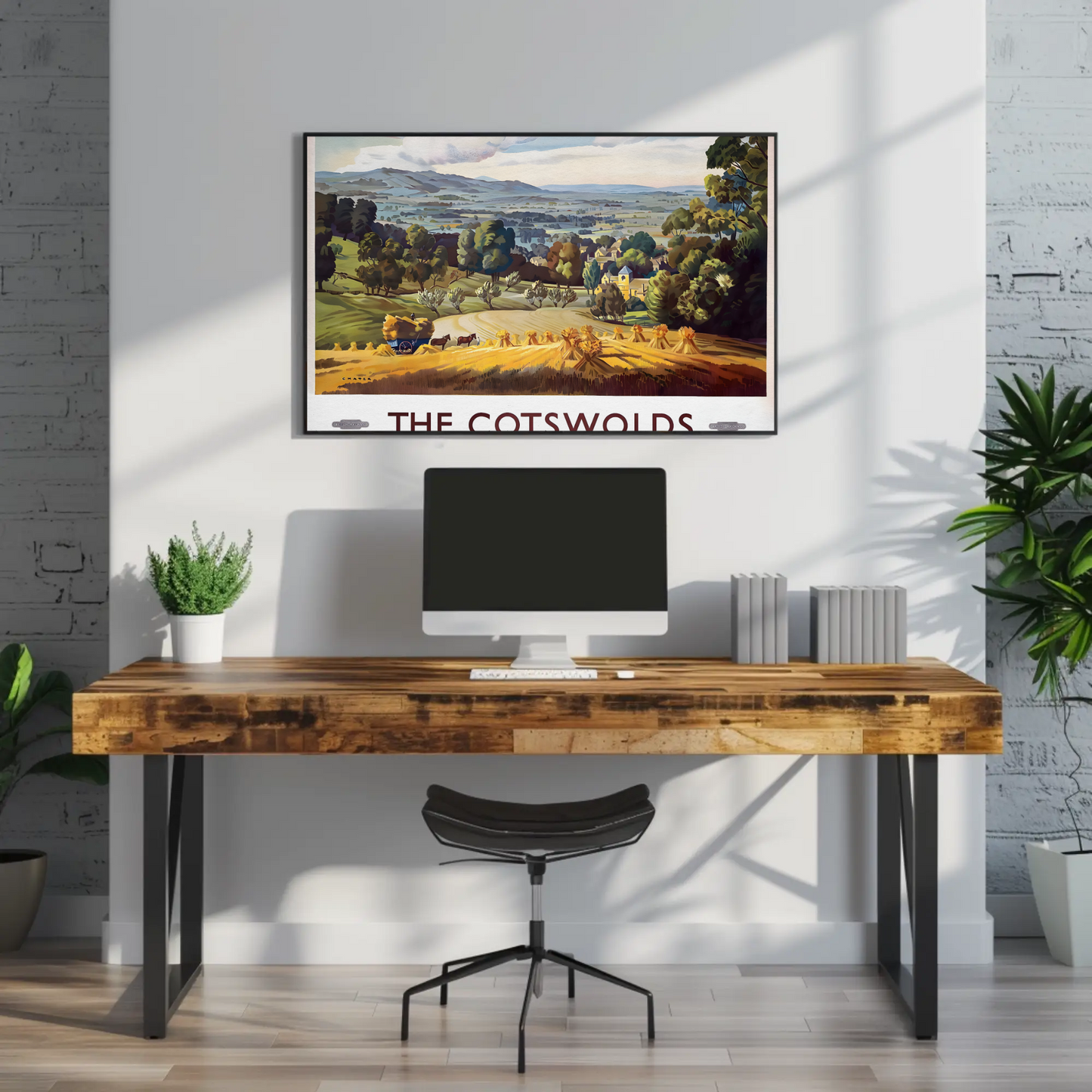 The Cotswolds - See Britain by Train Poster