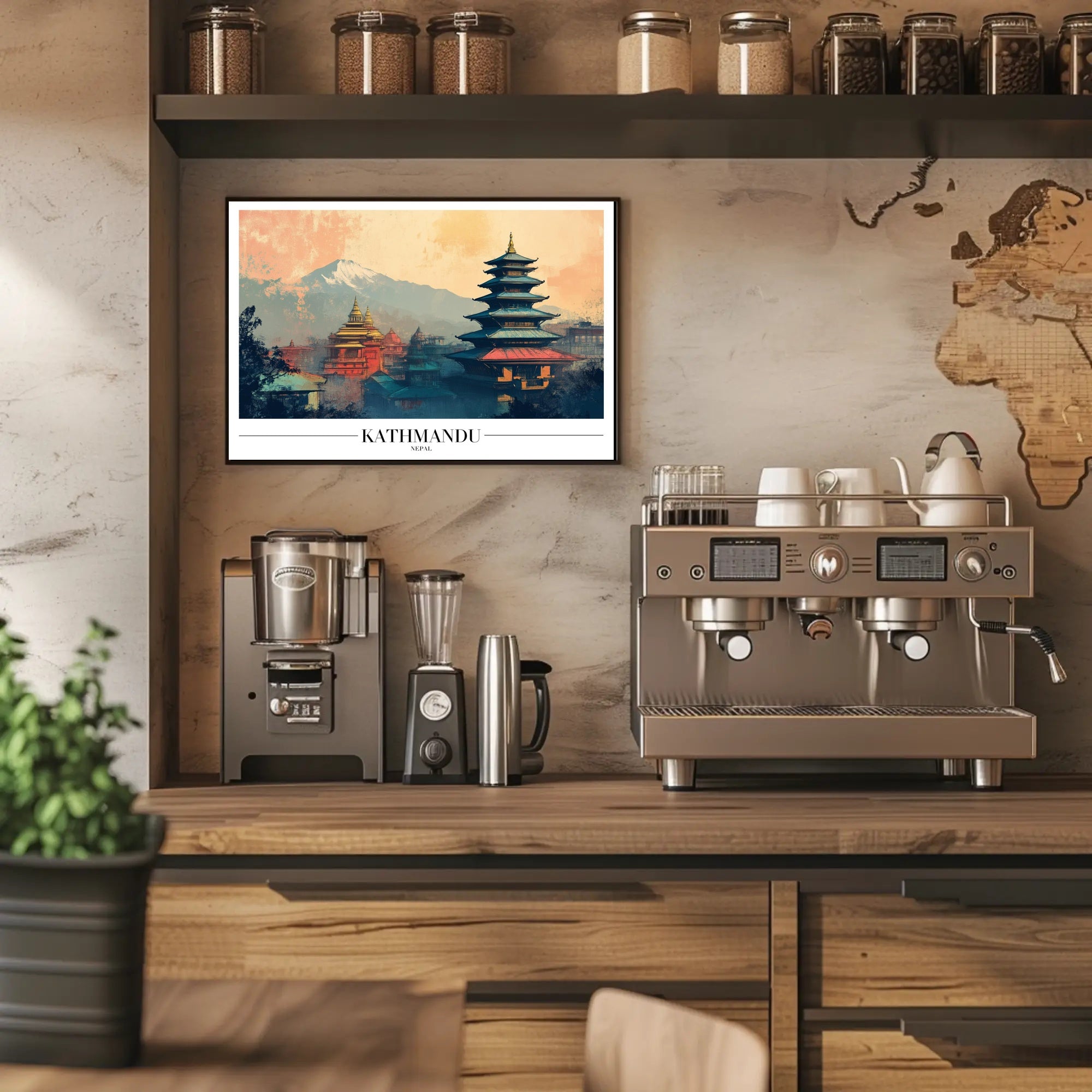 Kathmandu Cultural Heritage Scenic Poster