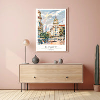 Bucarest Cityscape Poster PosterGoat