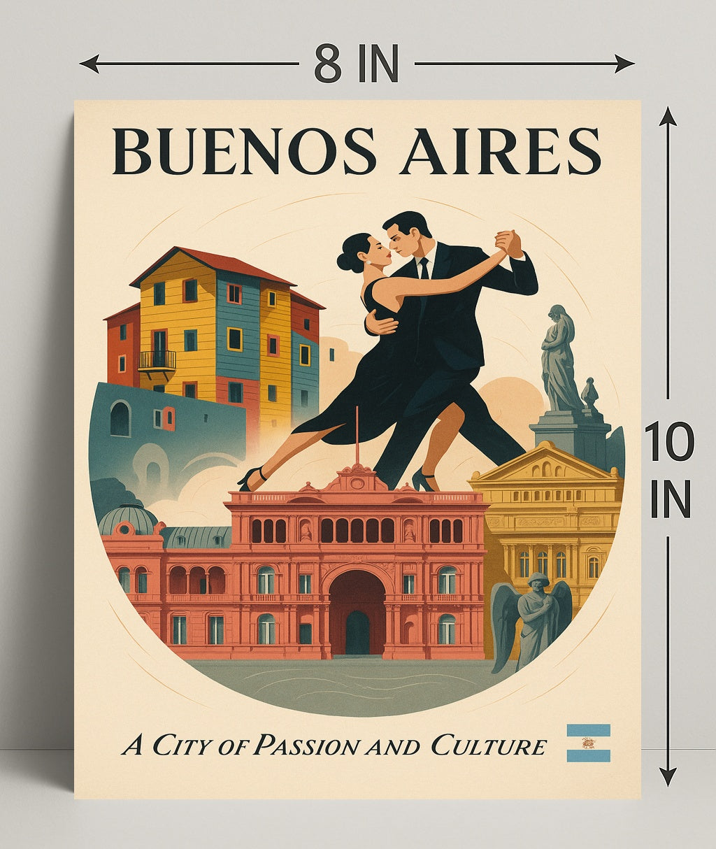 Buenos Aires City Of Passion And Culture Poster PosterGoat