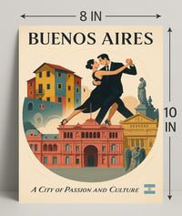 Buenos Aires City Of Passion And Culture Poster PosterGoat