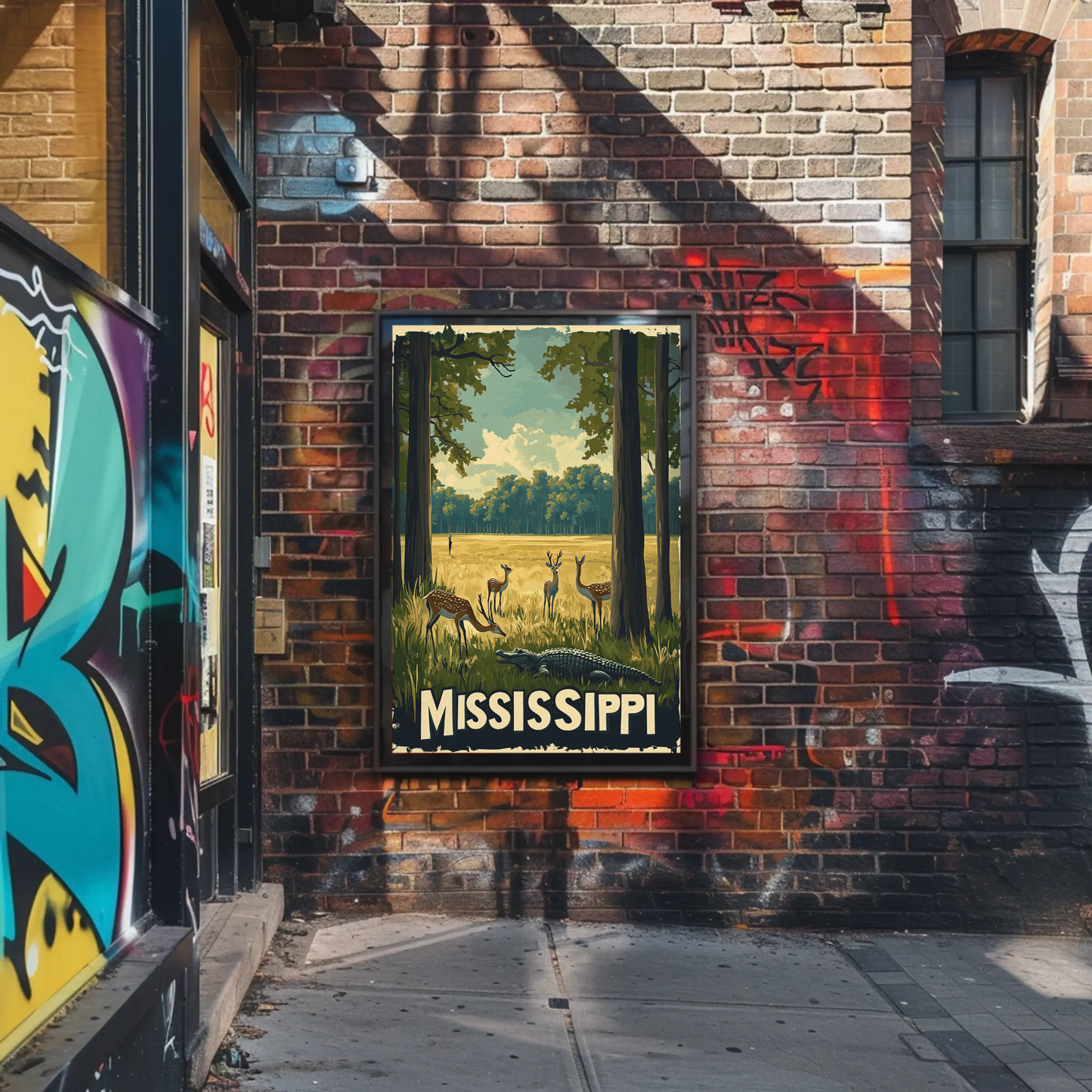Mississippi Nature and Wildlife Poster