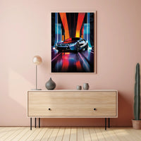 Futuristic Automotive Elegance Poster PosterGoat