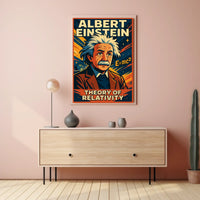 Albert Einstein Theory Of Relativity Poster