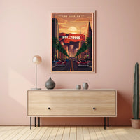 Retro Los Angeles Vibes Poster