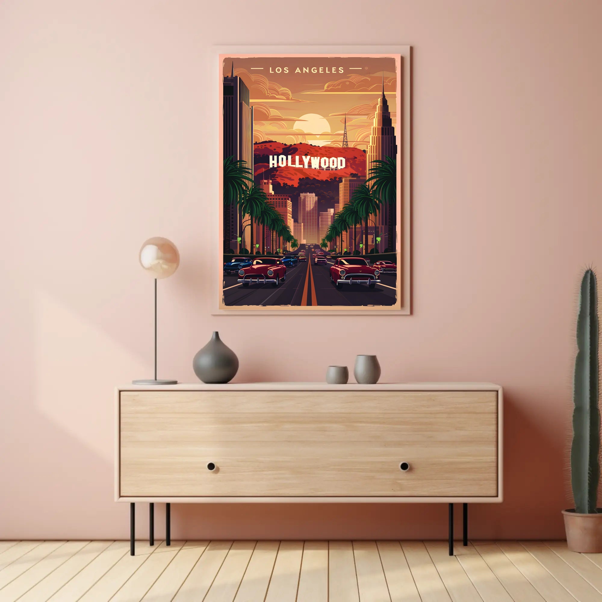 Retro Los Angeles Vibes Poster