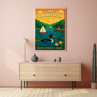 Lake Charlevoix A Jewel In Northern Poster