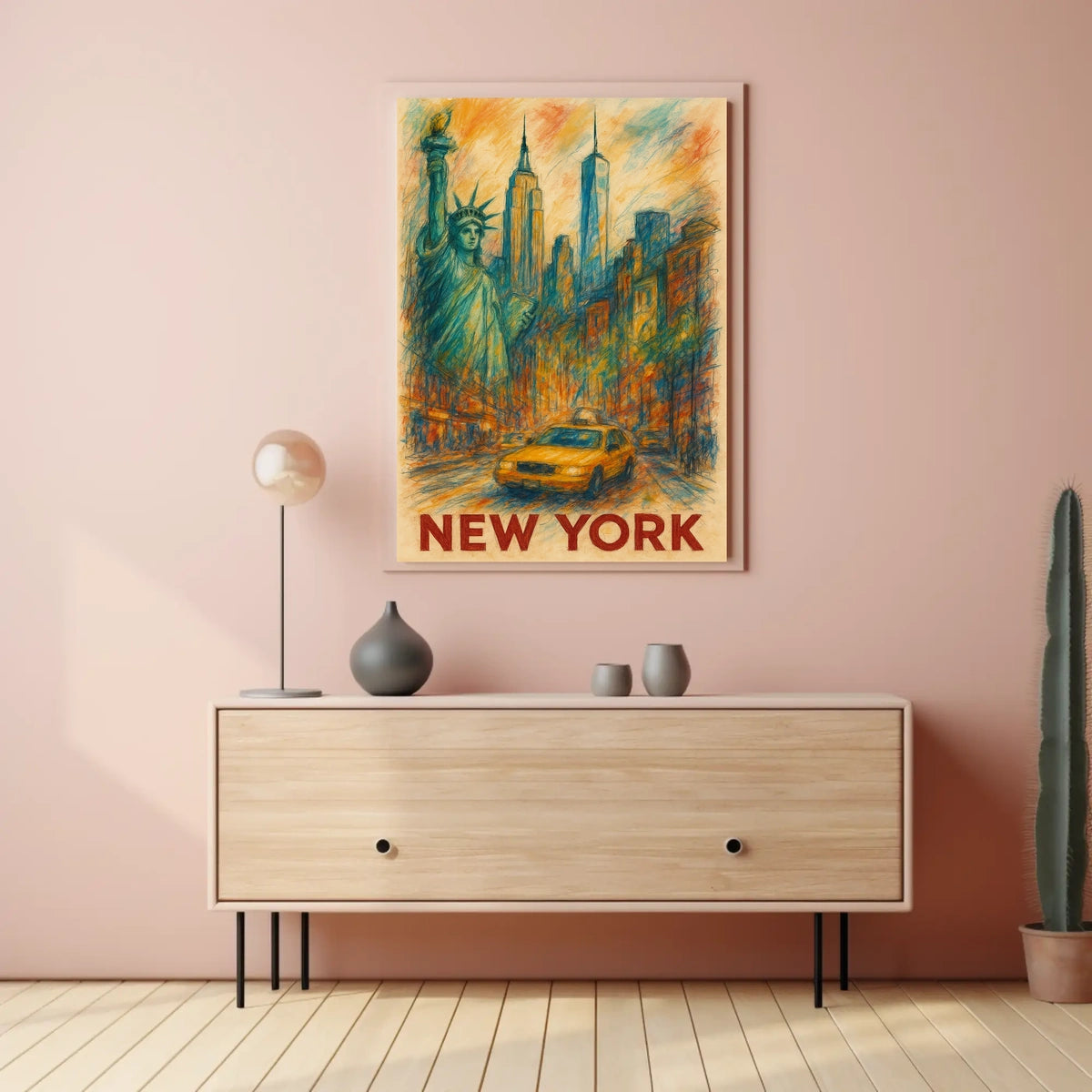Vibrant New York City Poster