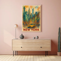 Vibrant New York City Poster