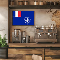 French Southern Territories Flag Poster
