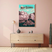 Majestic Mount Rushmore Poster
