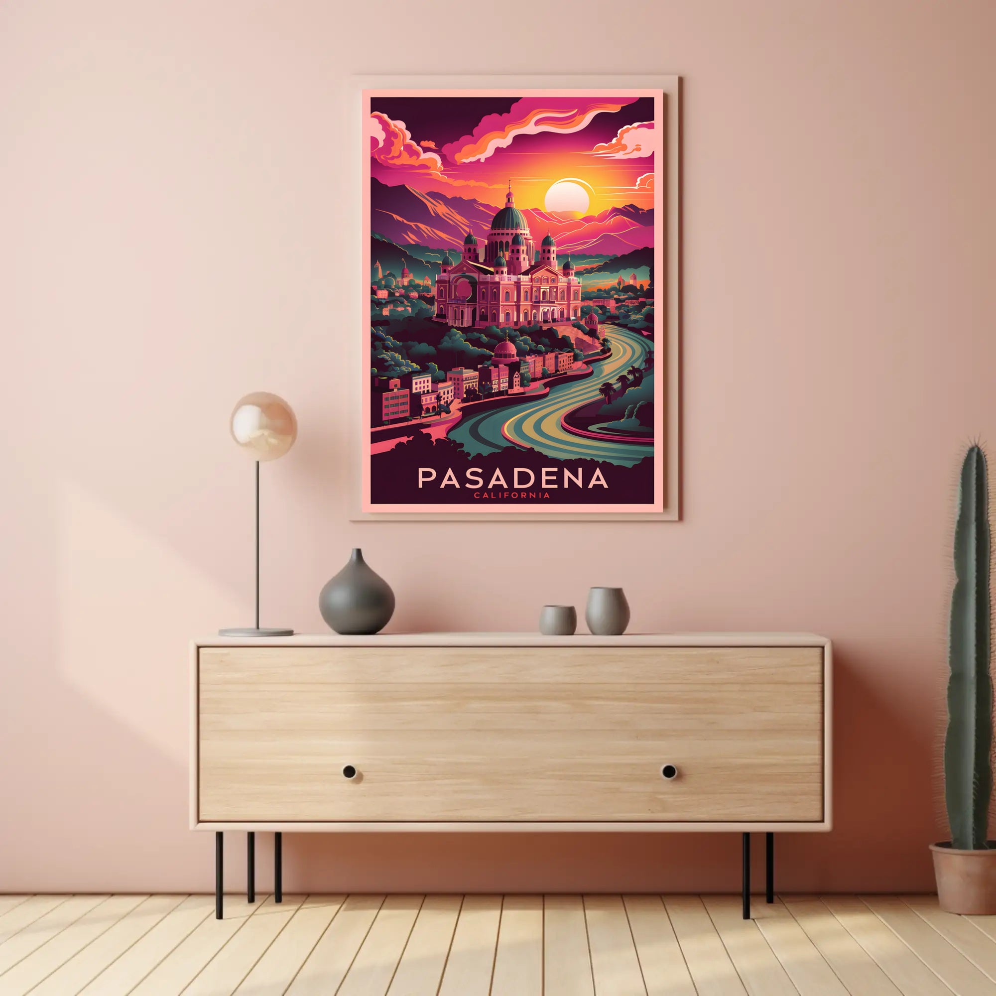 Pasadena Sunset Poster