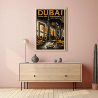 Dubai Poster Modernity Meets Tradition Wall Art For Home