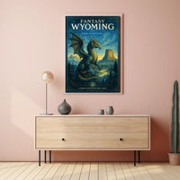 Fantasy Wyoming Poster PosterGoat