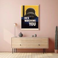He's Watching You Poster PosterGoat