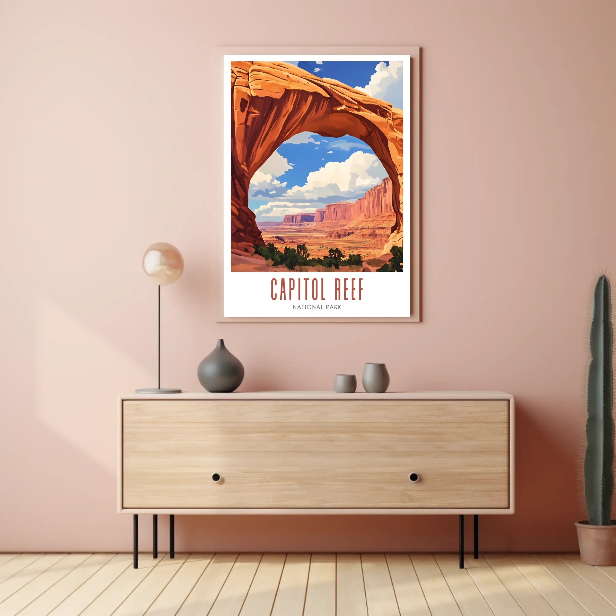 Capitol Reef National Park Vintage Poster