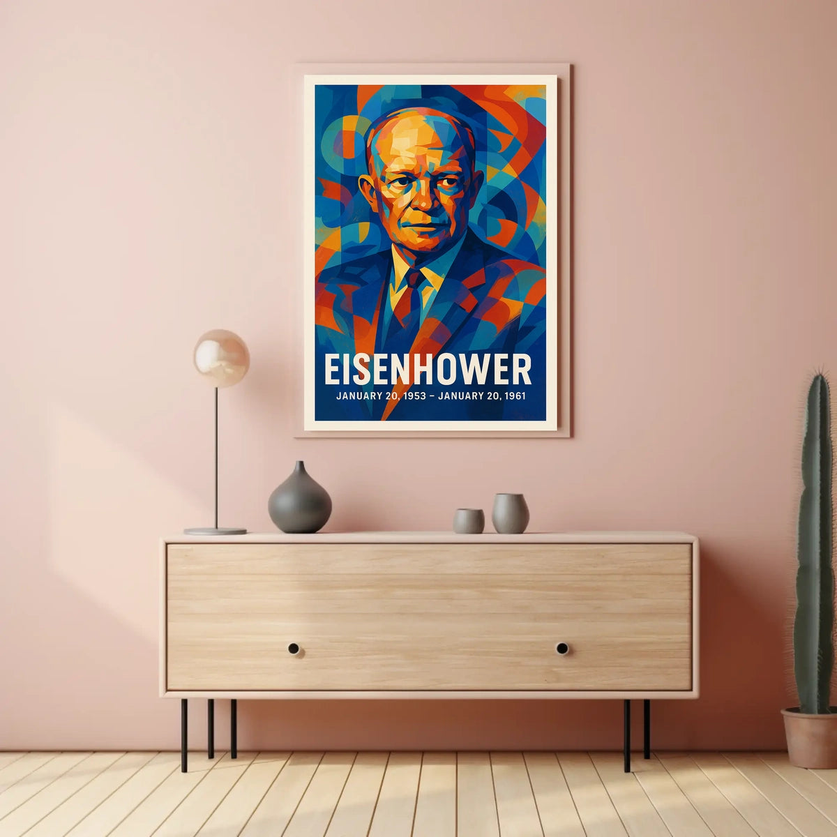 Collector Vintage Eisenhower Travel Poster