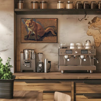 Majestic Fox Painting in Classic Animal Poster