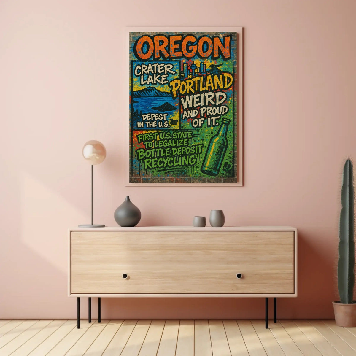Oregon Highlights Poster