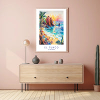 El Tunco Beach Paradise Poster PosterGoat