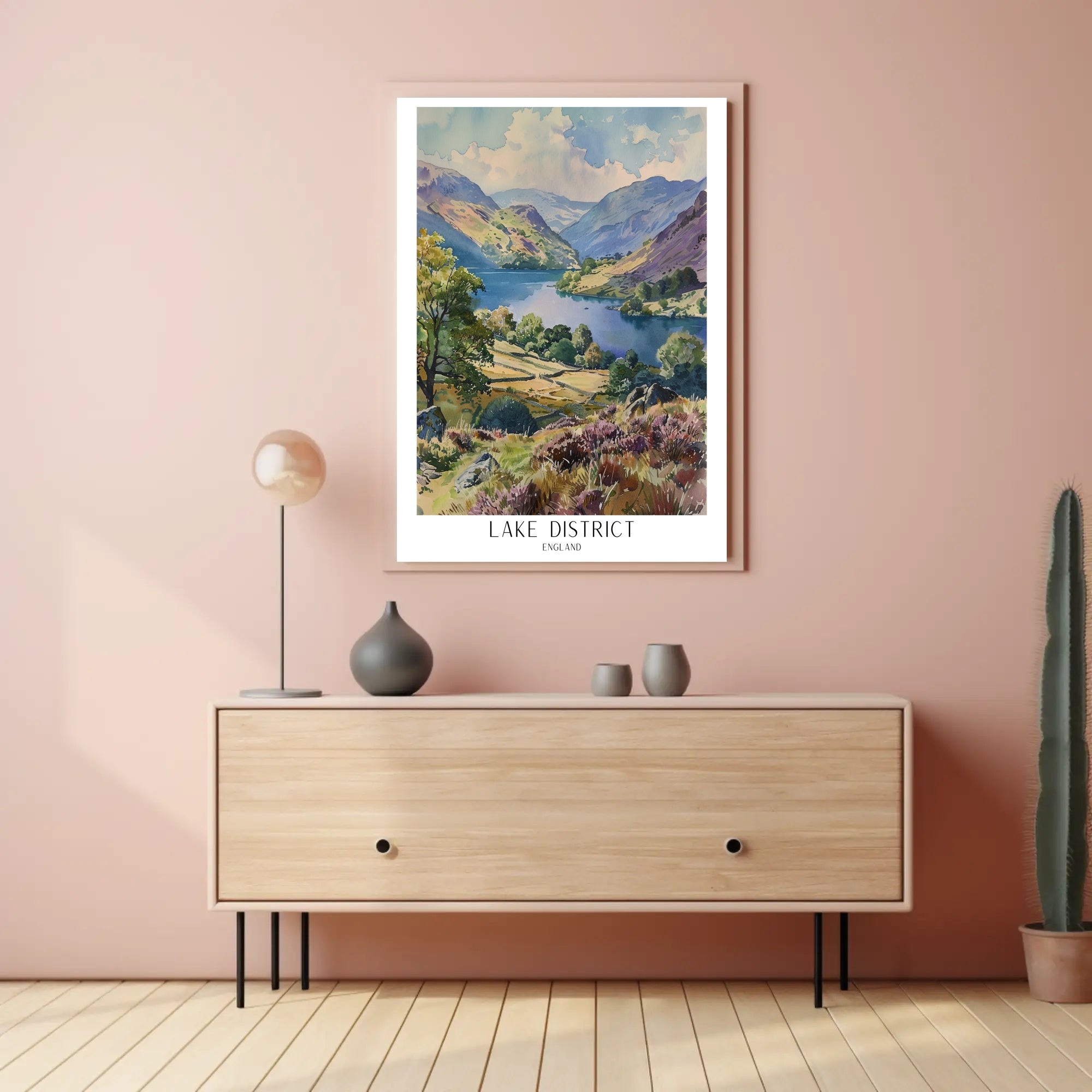 Lake District Beauty Travel Poster PosterGoat