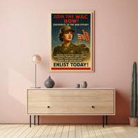 Enlist in the Women's Army Corps Poster