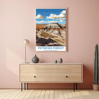 Petrified Forest Arizona Vintage Travel Poster