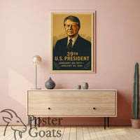 Vintage U.S. President Historical or Presidential Poster