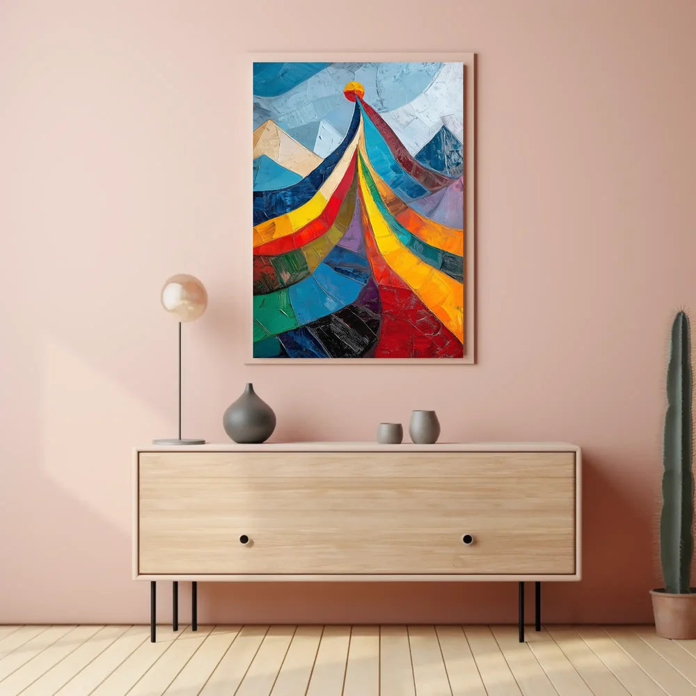 Abstract Modern Art Deco Style Poster
