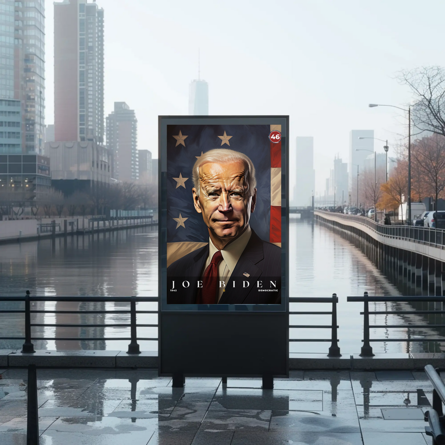 Joe Biden 46th President Of The United States Portrait