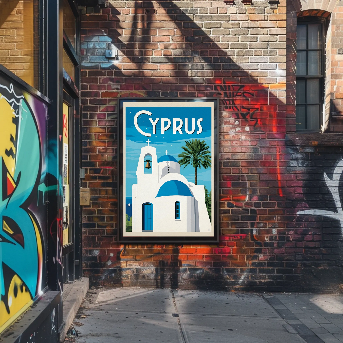 Cyprus Vintage Poster