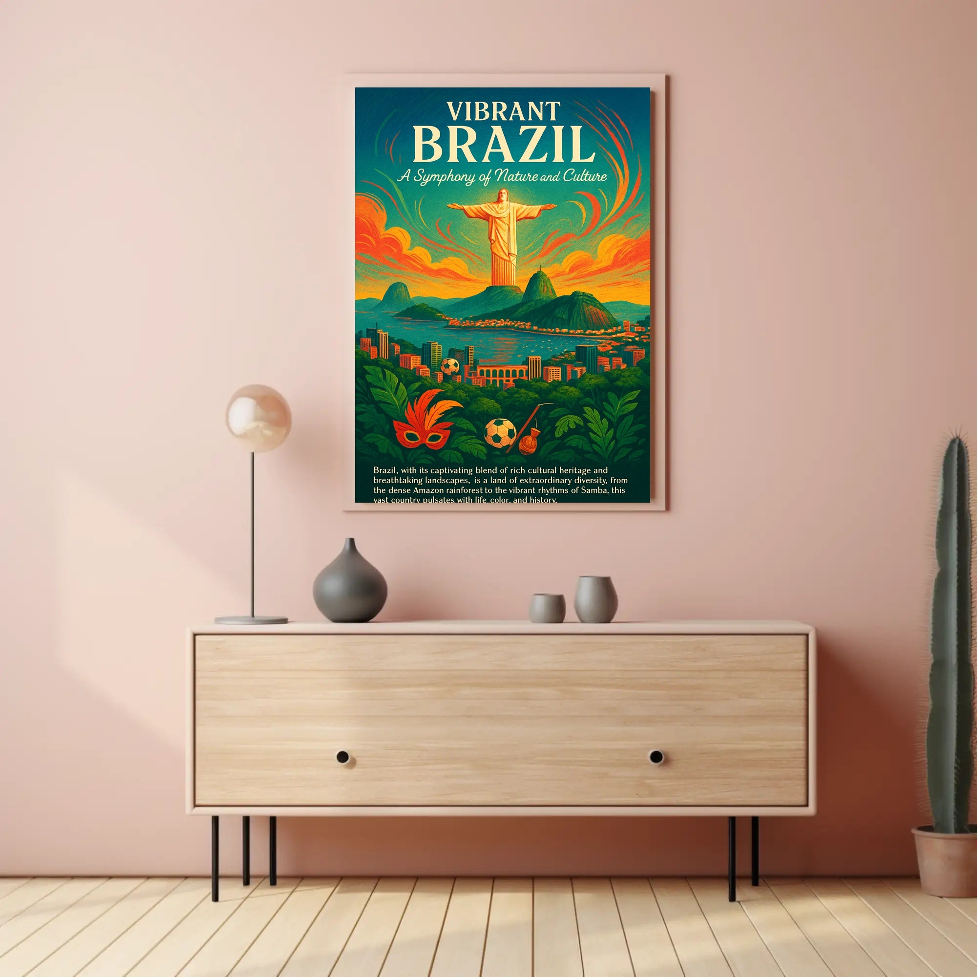 Vibrant Brazil A Symphony Of Nature And Poster