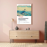 Katsushika Hokusai Kajikazawa in Kai Province Poster