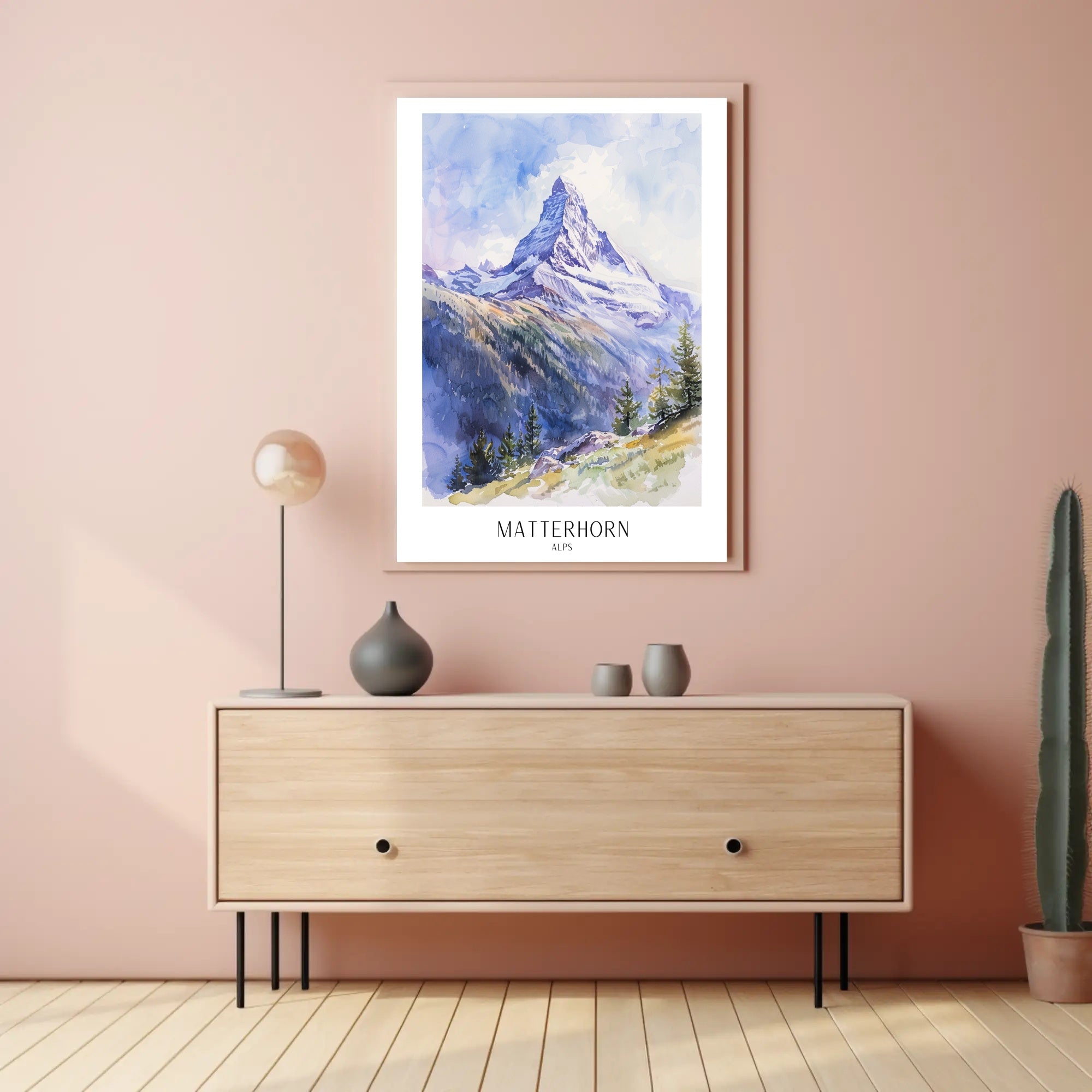 Majestic Matterhorn Poster PosterGoat