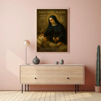 Saint Mary Di Rosa Inspirational Vintage Motivational or Quote Poster