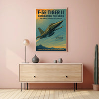 F-5E Tiger II Dominating the Skies Poster PosterGoat