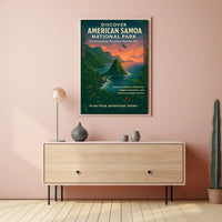 Discover American Samoa National Park Adventure Poster