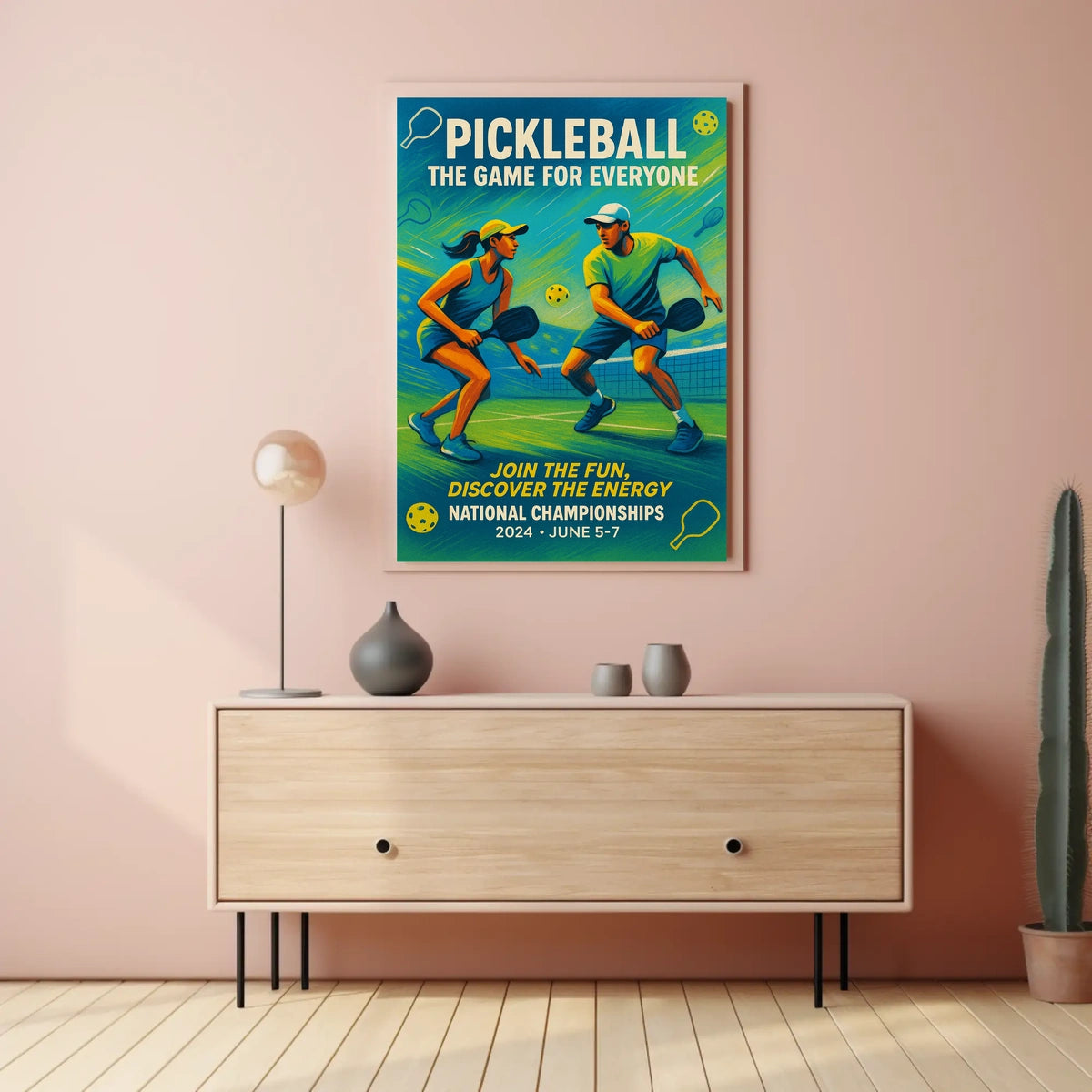 Pickleball National Championships 2024 Poster