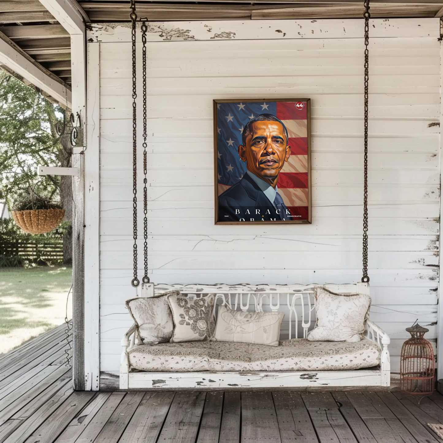 Barack Obama 44th President Of The United States Portrait