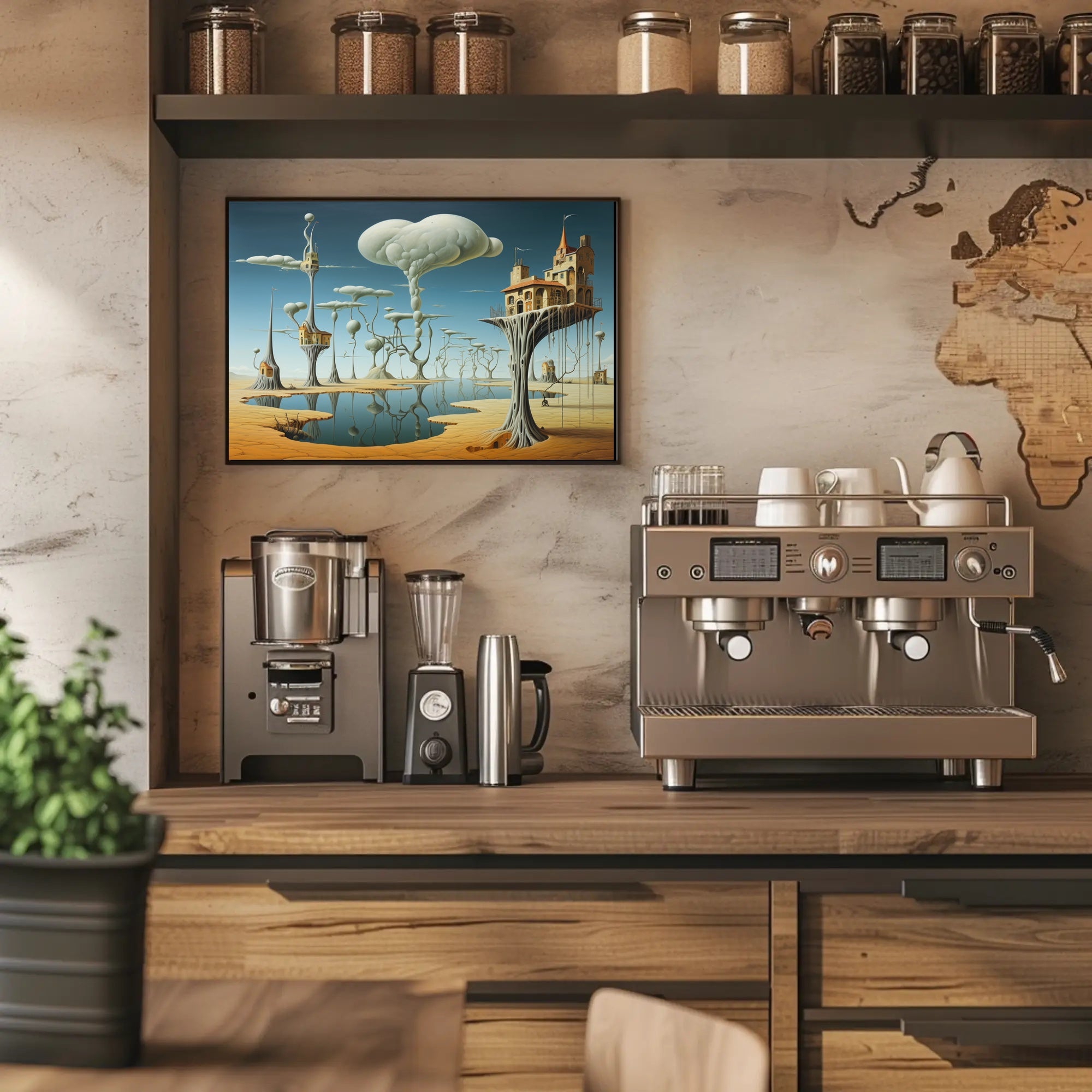 Whimsical Surreal Landscape Art Fantasy or Mythology Poster