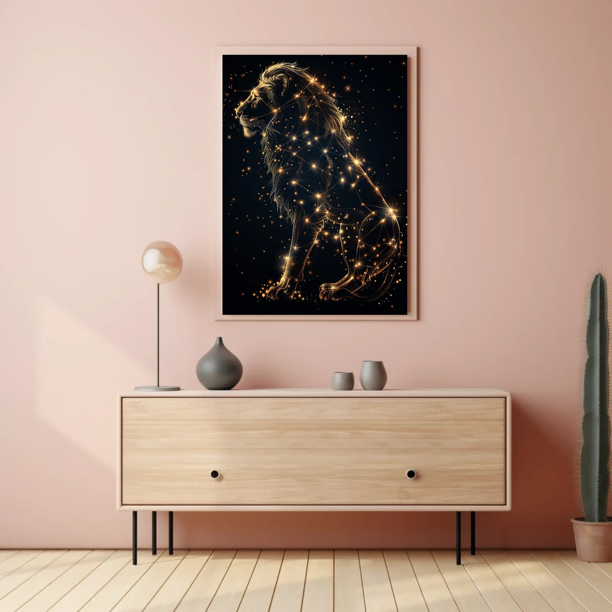 Celestial Lion Poster