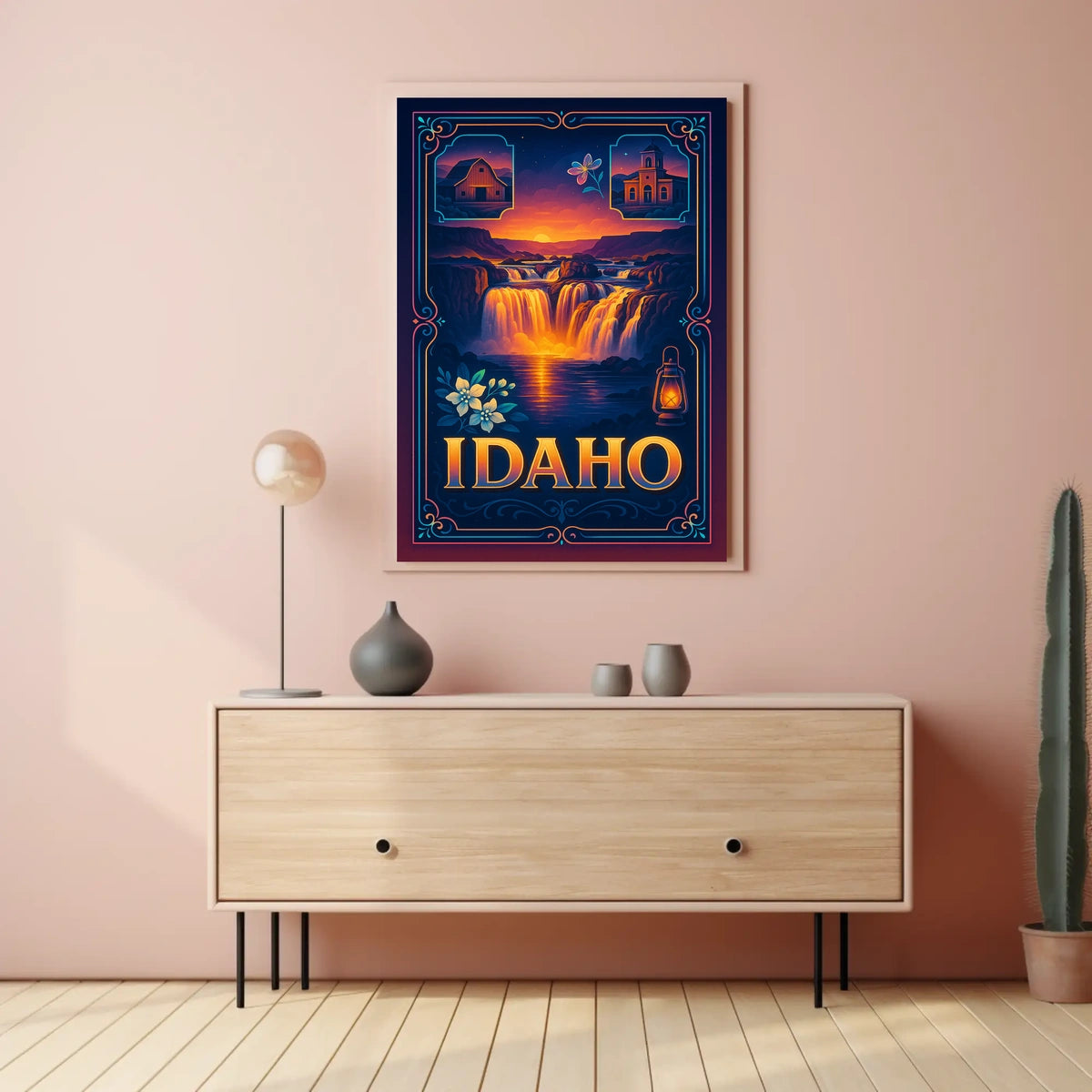 Idaho A Scenic Tribute Poster