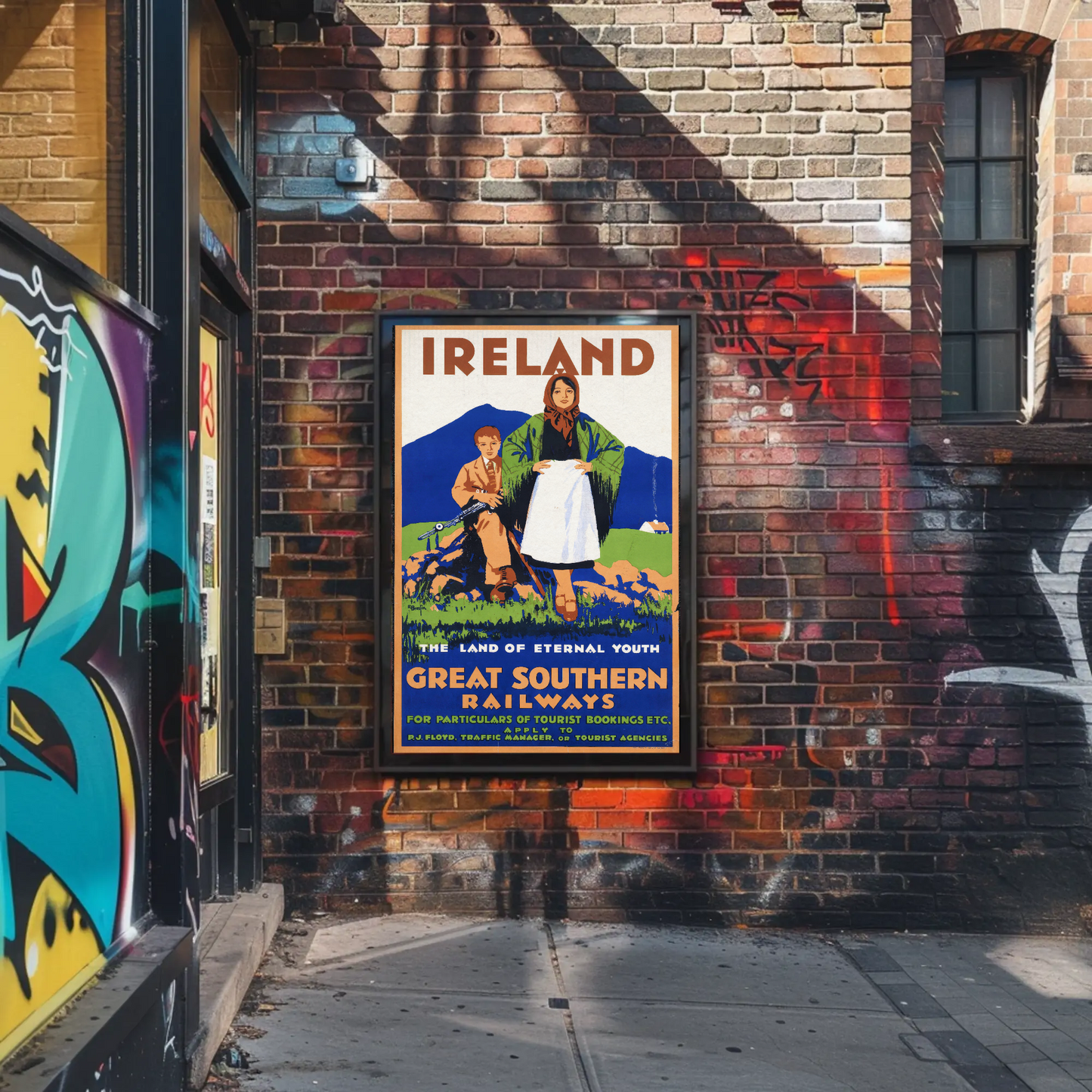 Vintage Poster - Ireland Land of Eternal Youth