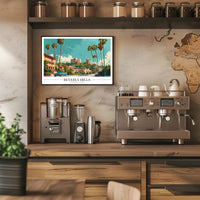 Beverly Hills Glamour Sunlit Streets Urban or Cityscape Poster