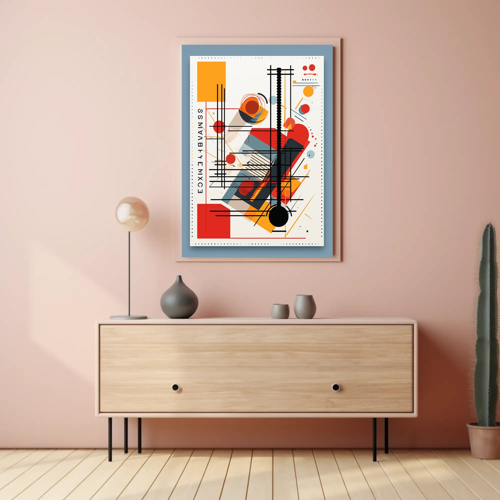 Abstract Geometric Design Abstract Poster