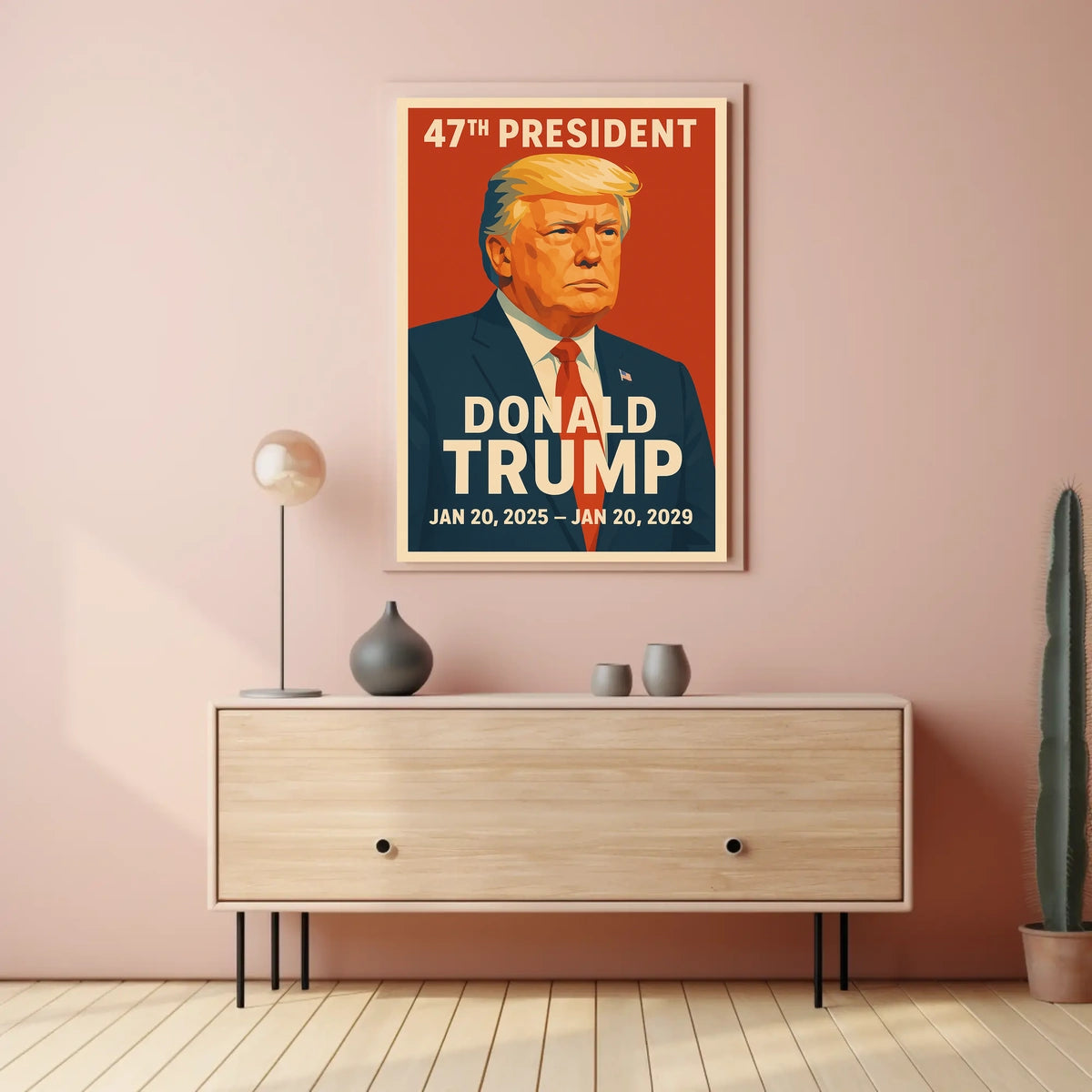 Trump 47Th President Patriotic Poster