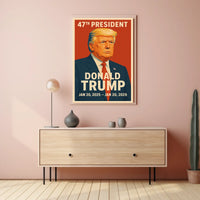 Trump 47Th President Patriotic Poster